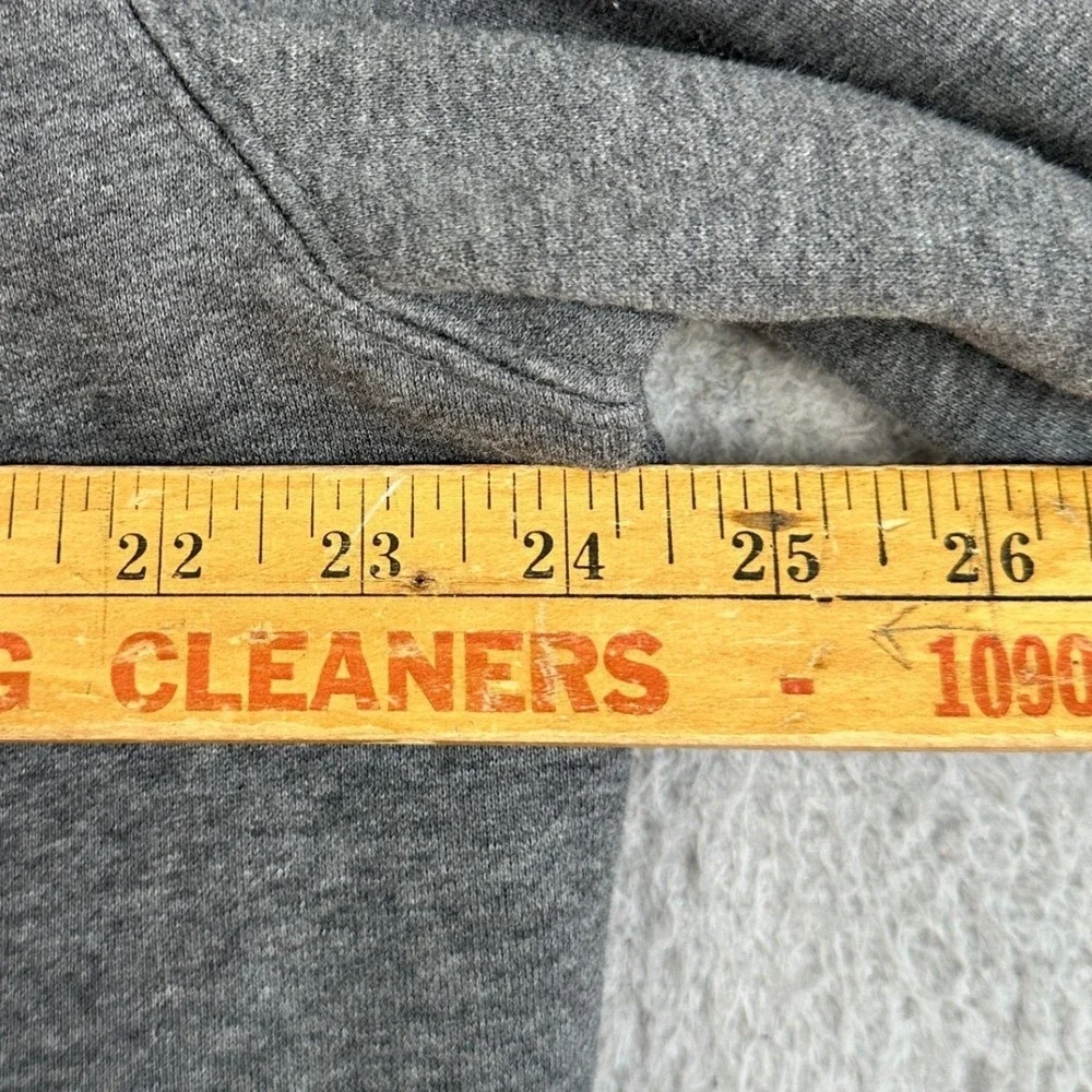 L.L. Bean Jacket Mens Large Grey Flannel Lined Bomber Traditional Fit Full Zip